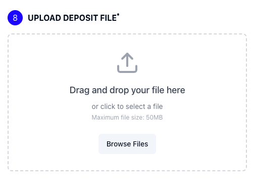 Bulk upload via web interface